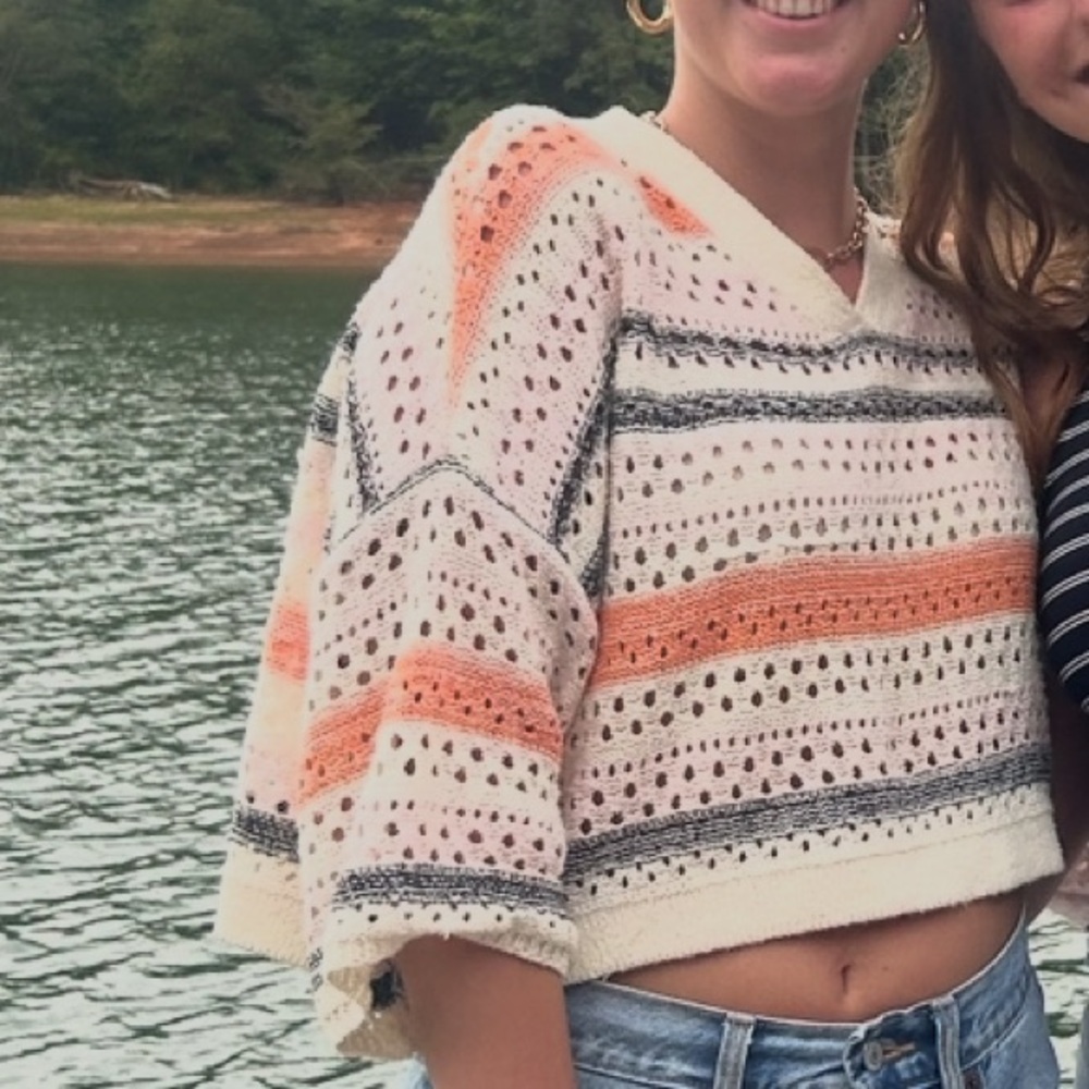 En Creme Multicolor Knit Sweater
